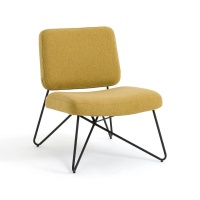 Кресло Мягкое в винтажном стиле WATFORD единый размер желтый LA REDOUTE INTERIEURS  фото, kupilegko.ru